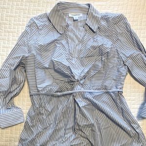 Motherhood Maternity Striped Dress Shirt